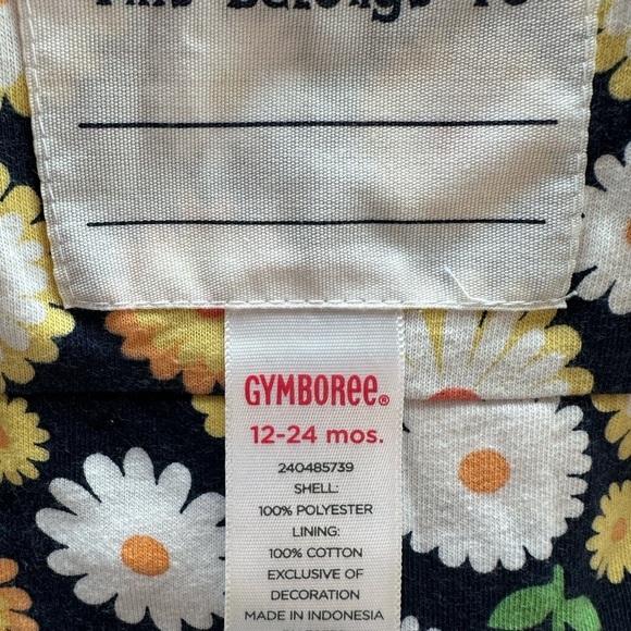 Gymboree Girls 12-24 Months  Yellow Rain Jacket - Picture 5 of 6